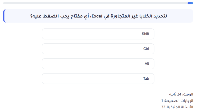 اختبار الكتروني محور الحاسب الالى 41 لمسابقات بوابة الوظائف الحكومية – الجهاز المركزي للتنظيم والإدارة تجميعات اسئلة متكررة
